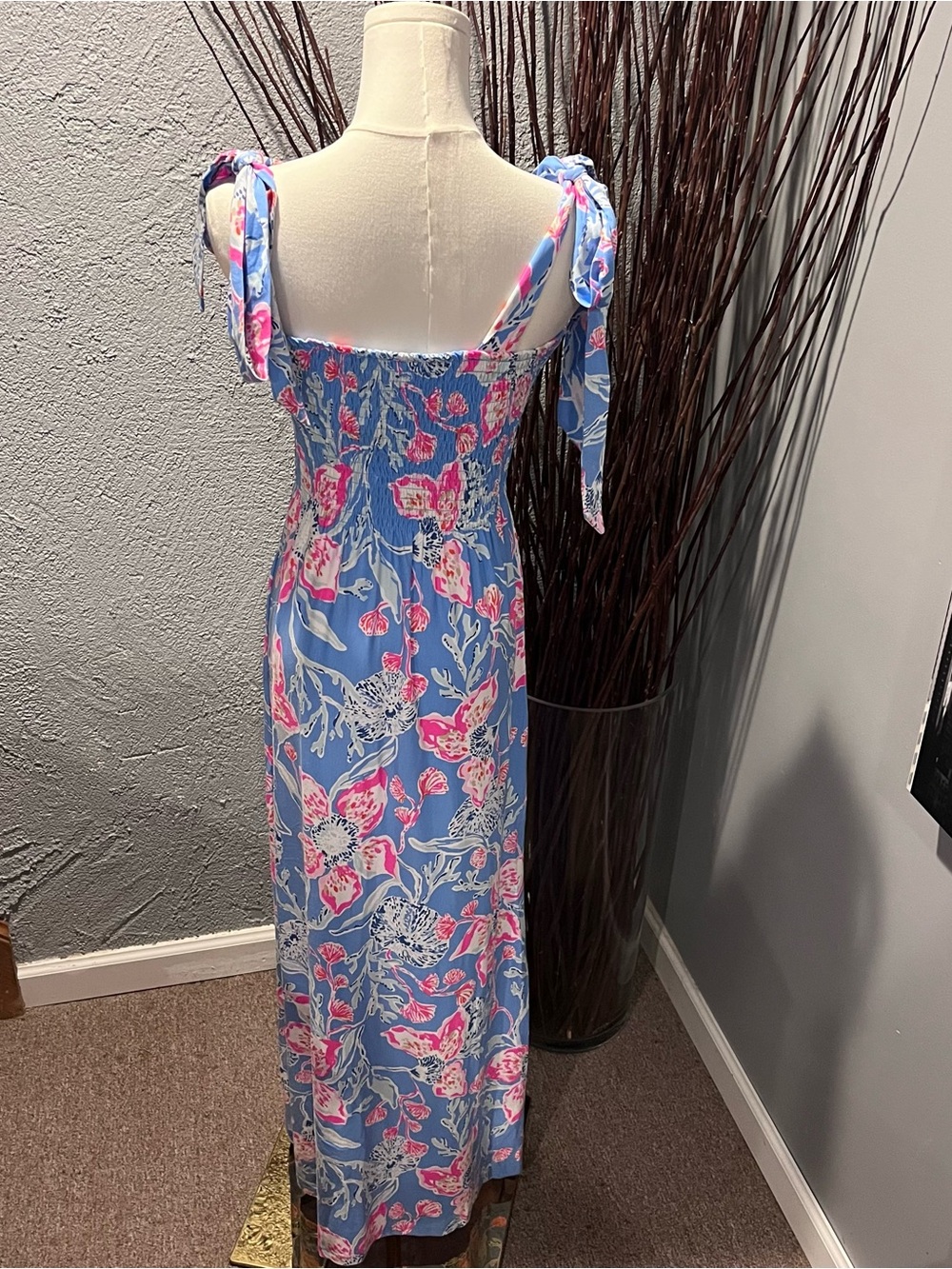🌸NWT LILY PULITZER KAILUA SMOCKED MAXI DRESS SIZE SMALL🌸 - Picture 5 of 7